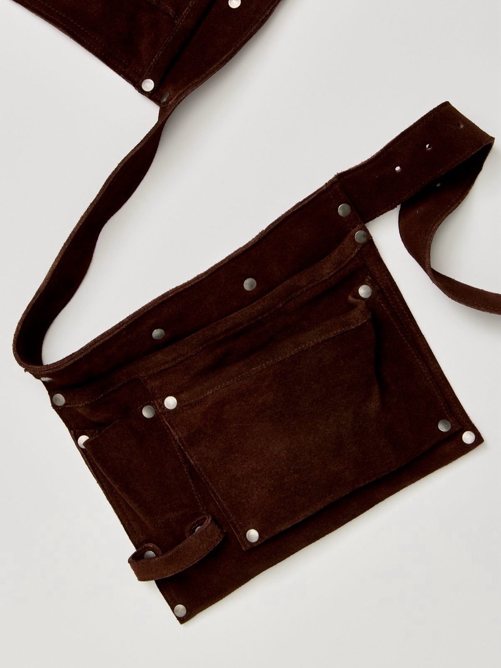 NWT Free People Crew Cargo Pocket Belt in Bitter Bark - Size M/L - Picture 3 of 5